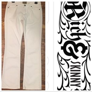 RICH & SKINNY WHITE DENIMS.